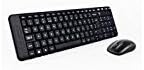 Keyboard + Mouse Logitech MK220 Optical Wireless USB Black