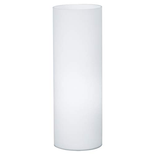 Eglo - 81828 - Lámpara de mesa Geo de cristal con interruptor - Color blanco