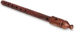 DHAYAN Handicraft Beautiful Side Play Wooden Bansuri/Flute Musical Mouth Instrument Wooden Flute