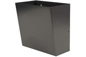 STIER Corbeille à papier pour servante d'atelier STIER vide, anthracite, 302 x 302 x 150 mm, accessoires servante d'atelier, corbeille murale