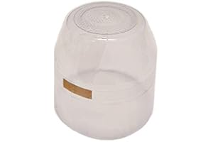 ‎GENIESS-BAR! 25x Schrumpfkapsel für Apothekerflasche Verschluss Kapsel transparent Universalgröße