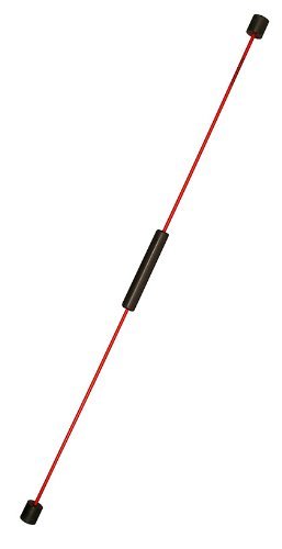 FLEXI BAR 153 cm rot Flexibar +Poster +DVD Fitness NEU