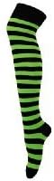 AXTokyoWomens Striped Over The Knee High Socks Fancy Dress