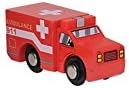 Red Wooden Ambulance
