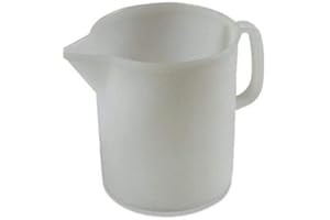 Plastime caraffa Graduata Morbida, White, 2 Pezzi da 5 l