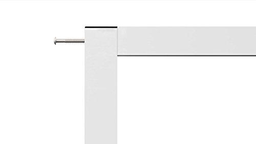 Insektenschutz Tür Master Slim + 100 x 210 cm mit Alurahmen in Weiß, Anthrazit oder Braun und stabilen Eckverbindungen, Fliegengittertür in den Varianten Bausatz, auf Maß zugeschnitten und komplett aufgebaut - 7