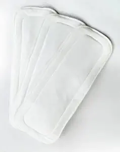 Bumberry Wet-Free Microfiber Inserts -3 Piece Pack (White)