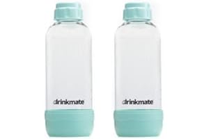 DrinkMate Bouteilles de gazéification (lot de 2) (0,5 L, bleu arctique)