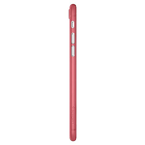 Spigen Funda iPhone 7   Air Skin  Material semitransparente ligero para iPhone 7  2016  - Rojo