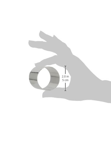 Ibili Clasica Dessertring, Tortenring, Kuchenring, rund, 4,5 cm Höhe, 4 cm Durchmesser, 1 Stück - 2