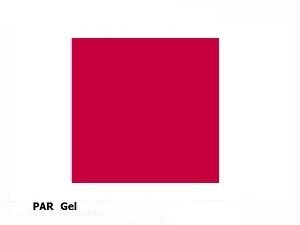 Par 64 / Parcan 64 Gel - Stage Lighting Filter 027 Medium Red