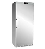 Réfrigérateur congélateur - 600 litres - Avec 1 porte complète en acier inoxydable Gastro - congélateur jusqu'à -18 °C.