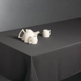 Atmosphera Nappe anti-tache rectangulaire gris anthracite 150x300 cm