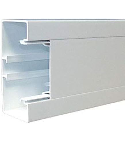 Goulotte De Sol PVC Avec Couvercle Aluminium - 18x75 Mm, 4 Compartiments | Tehalit SLA180750eLN | Pour Câbles électriques