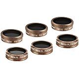 Neewer Jeu de 6 Filtre pour DJI Mavic Air : ND8, ND16, ND 32, ND4/PL, ND8/PL, ND16/PL, Verre Optique Neewer Jeu de 6 Filtre pour DJI Mavic Air : ND8, ND16, ND 32, ND4/PL, ND8/PL, ND16/PL, Verre Optique