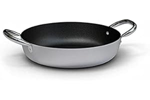 Zwilling Ballarini Italia Srl -Profess Zwilling BLL665D45 Padella Tegame Professionale Antiaderente, 2 Manici, 45 cm, Alluminio