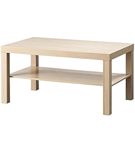 Salontafel Met Glazen Blad - Modern - Voor De Woonkamer - 1 Stuk Natuur Hbd 35 X 80 X 40 Cm