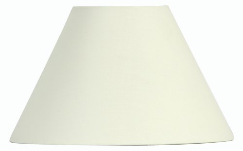 Oaks Lighting Lampenschirm aus Baumwolle, rund/konisch, 20 cm, creme