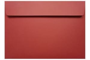 Netuno 25 buste da lettera rosso formato C5 16,2 x 22,9 cm 120g Design busta lettere grande a5 carta colorata per partecipazioni matrimonio inviti battesimo compleanno Natale Pasqua