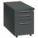 Produktbild Kerkmann Rollcontainer Artline Transparent 1 Schub/1 Auszug 42x80x58cm anthrazit
