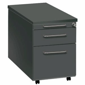 Preisvergleich Produktbild Kerkmann Rollcontainer Artline Transparent 1 Schub / 1 Auszug 42x80x58cm anthrazit