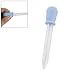 Produktbild SODIAL(R) 5 ml klare blaue Plastikpipette medizinische Tropfpipette fuer Babys