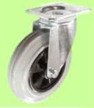 BritishBins Grey Caster without Brake