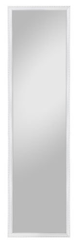 Beauty Scouts Spiegel Wandspiegel Rahmenspiegel Raphaël I Weiß 35x125cm