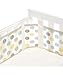 Breathablebaby 4 Sided Cot Liner - Silver Swirl.