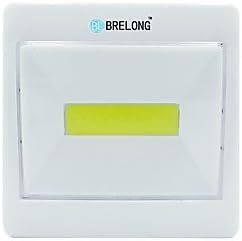 Brelong COB Cordless Battery Operated Switch Night Light - SNOW WHITE No battery