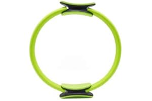 QIANDERER Pilates Ring Magic Circle mit Doppelgriff für Yoga | Fitness Ring Inner Thigh Exerciser für Frauen und Männer | Widerstand Yoga Kreis