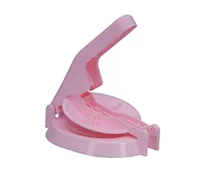 AAROHI Quality ABS Plastic Material Puri Maker Press Machine with Handle Manual(PACK OF 1) (pink)