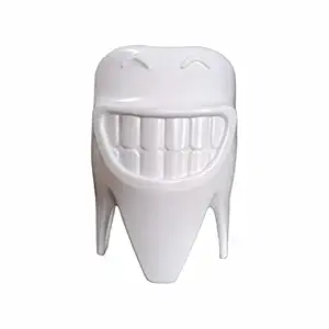 Ab Sab Doctor Dental Teeth Shape Pen Pencil Holder Stand for Desk and offices Tables