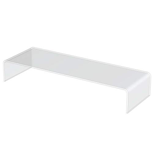 Soporte expositor de plástico acrílico transparente - Pedestal elevador para exposiciones - Hoverstand., 30cm*10cm*5cm