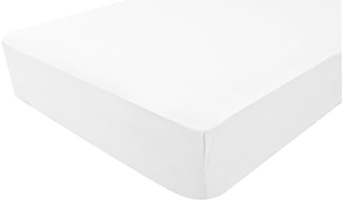 PMP peingé Treaty Aegis Cotton Jersey Fitted Sheet 60 x 120 cm White