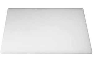 Acense Professional Large Chopping Board Catering Food Prep Cutting Colour Coded (White)