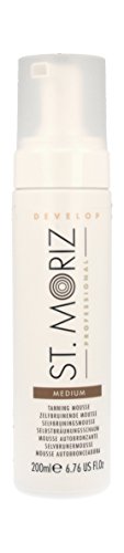 St. Moriz Professional Selbstbräunungs-Mousse Medium, 1er Pack (1 x 200 ml)