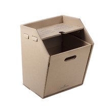 Grünspar PAK - Papierkorb aus Pappe mit Schmierblattablage