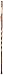 Produktbild Brazos Gehstöcke Twisted Hickory Handarbeit Holz Wandern/Trekking Cane Pole, Made in USA, 122 cm