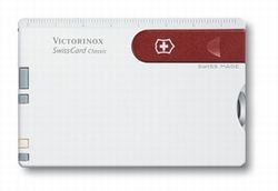 Victorinox Taschenwerkzeug SwissCard Brieföffner rot / Gehäuse weiss, 0.7107