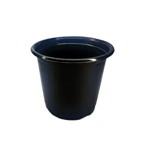 Grovalue Plastic Flexi Pot for Nursery Garden 7 Inch[Pack of 12]