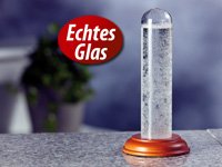 PEARL FitzRoy-Sturmglas (Barometer) aus echtem Glas, 17 cm - 3