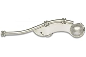 MARTINEZ ALBAINOX AB Silbato metalico Contramaestre para Caza, Pesca, Camping, Outdoor, Supervivencia y Bushcraft Albainox 33035 + Portabotellas de regalo