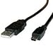 Produktbild USB 2.0 Shielded A Male to Mini B Cable. Digital Camera, Camcorder, Card Reader to PC / Laptop Lead. Black 2 Metre