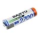 Produktbild Sanyo Mignon Akku 1,2Volt 2.700mAh NiMH mit Lötfahne in Z-Form