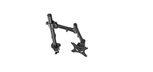 Bramley Power LCD-LED-Monitor-Halterung für den Schreibtisch, sehr stark bei nur leichtem Gewicht, Aluminiumdruckguss, hält Monitore bis zu einer Größe von 76,2 cm (30 Zoll), neig- und schwenkbar (Neigung ± 15 °, drehbar 180 °, Drehen 360 °) - 2