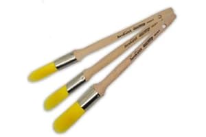GRIPPER CLOTH Arroworthy Rembrandt- 3PK- Round Cut Paint Brush Boxset (Sash) contains: 14mm,16mm,18mm