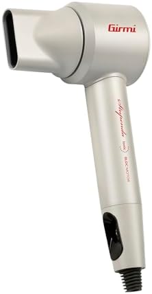 Girmi PH92 Ascigacapelli Brushless Professionale, 1800 W, 2 Velocità, 5 Temperature,Funzione Ioni, Grigio