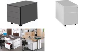 Preisvergleich Produktbild kerkmann Rollcontainer, 3 Schübe, anthrazit 4044917425101