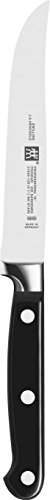 Zwilling Professional S Steakmesser, 120 mm (Rostfreier Spezialstahl, Zwilling Sonderschmelze, genietet, Vollerl, Kunststoff-Schalen) schwarz